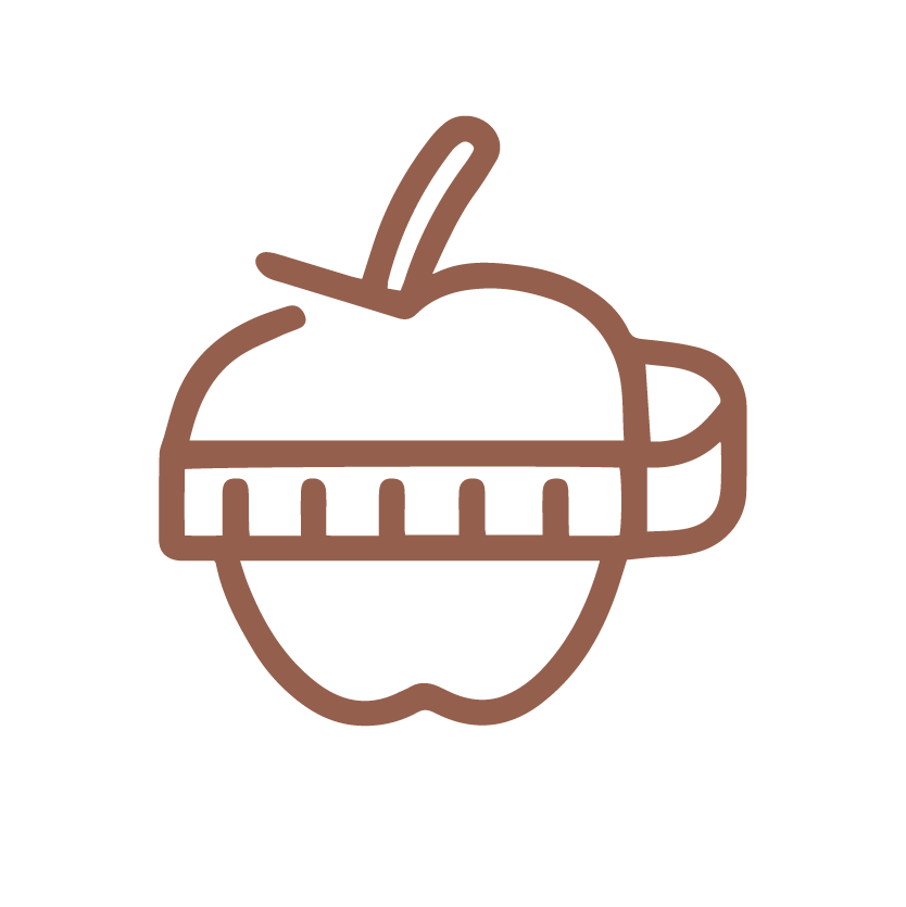 Manzana y metro, nutrición